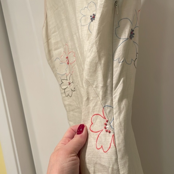 Willi Smith embroidered linen dress - Picture 4 of 6